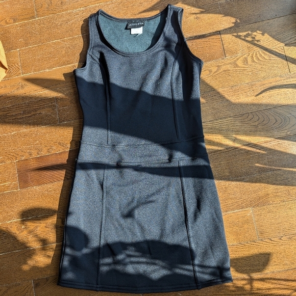 Athleta Athletic Mini Dress Women's Size XS Tennis/Golf Black Made in Canada - Picture 7 of 10